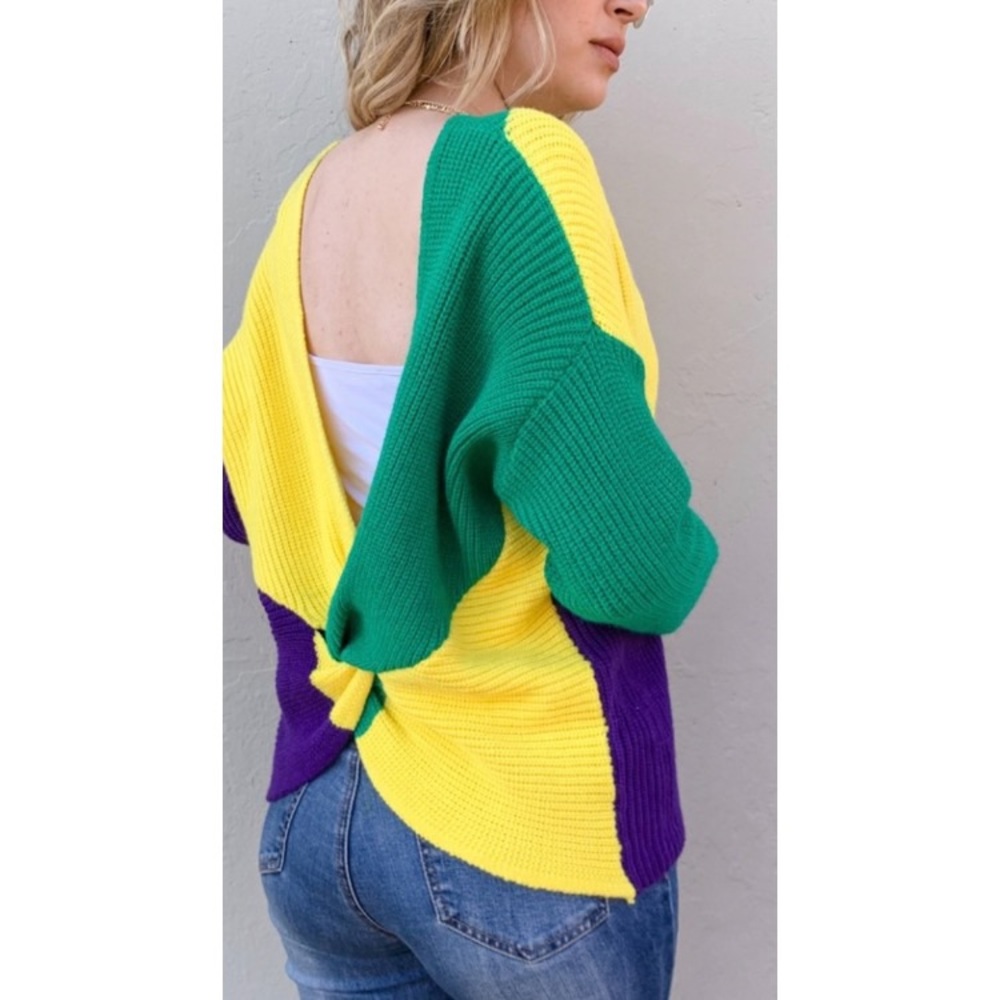 Mardi Gras Sweater